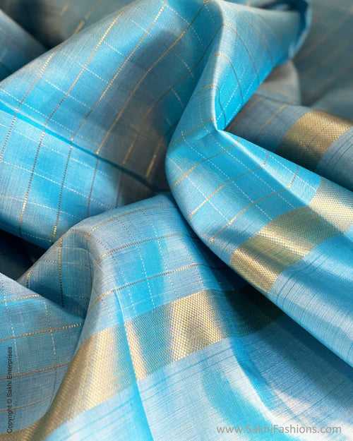 DP-X00510 Kanchi Skyblue Dupatta