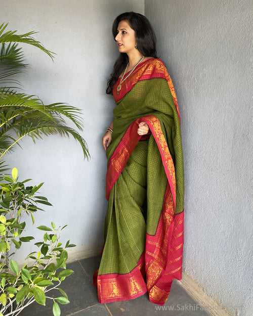 EE-SS58029 Green Madurai Cotton