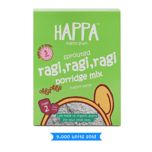Happa instant ready to make sprouted ragi cereal (200 gm)
