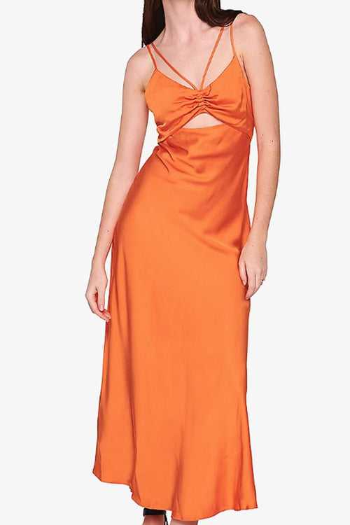 Descent Orange Dress