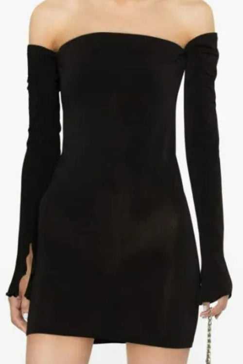 Lustrous Black Dress