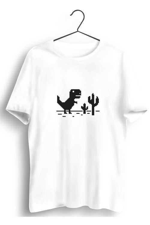 No Connection Graphic Printed White Tshirt