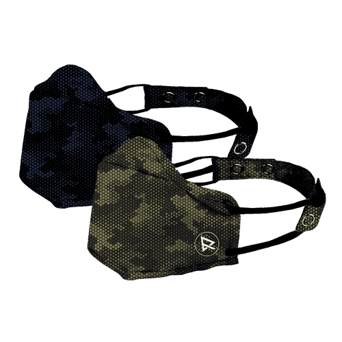 Camouflage Unisex Pro Face cover - Pack of 2