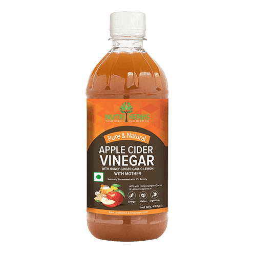 Nutriherbs Apple Cider Mother Vinegar With Honey Ginger Garlic