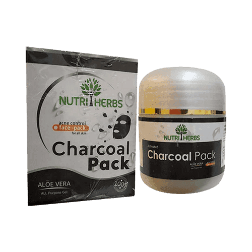 Nutriherbs Activated Charcoal Face Mask - 100gm
