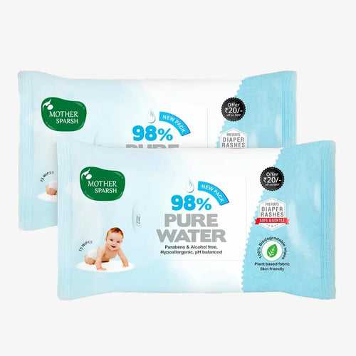 98% Water Based Wipes 15 Pcs