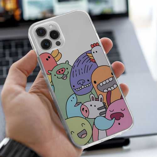 Cartoon Character Printed Silicone case