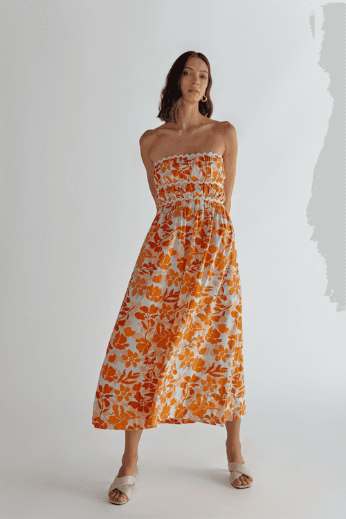 Cannes Dress - Orange