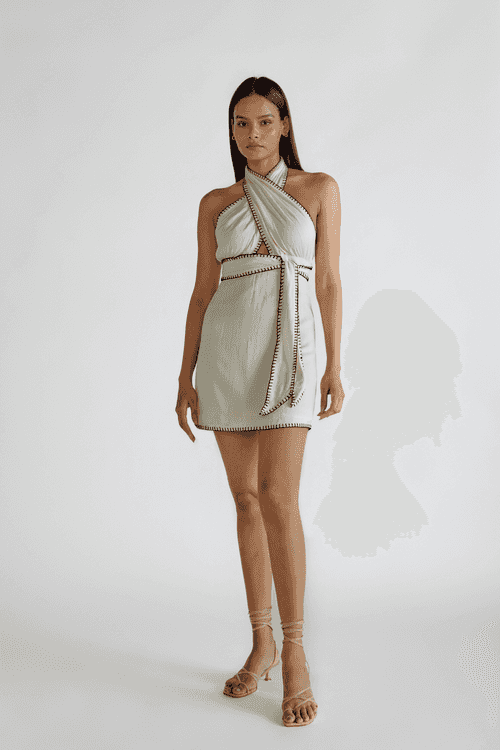 Samara Dress - Embroidered