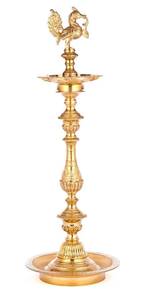 Brass  Ornamental  Kuthuvilakku