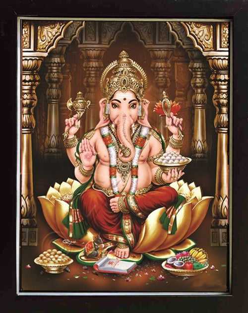 Lord Ganapathi Photo with Frame
