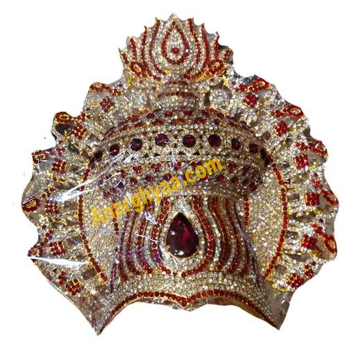 Deity Crown with Stone Work
