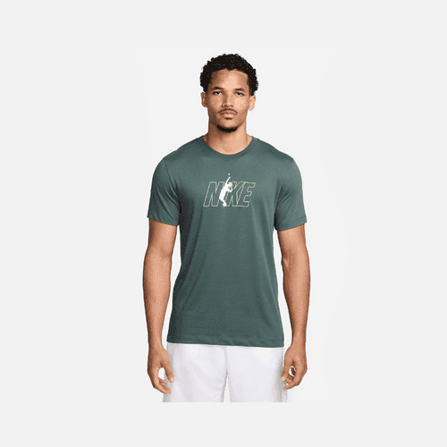 NikeCourt Men's Dri-FIT Tennis T-Shirt -Vintage Green