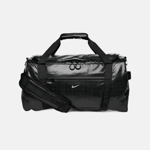 Nike Hike Duffel Bag (50L) - Black/Black/Light Smoke Grey