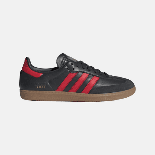 Adidas Samba OG Men's Lifestyle Shoes -Carbon/Better Scarlet/Gum