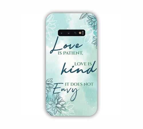 Love Kind Envy Samsung S10 Mobile Case