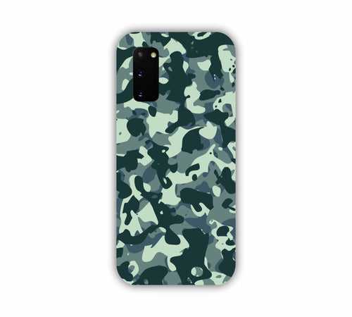 Green Camouflage Design Samsung S20 Plus Mobile Case