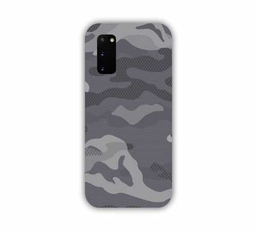 Grey Shade Camouflage Design Samsung S20 Plus Mobile Case