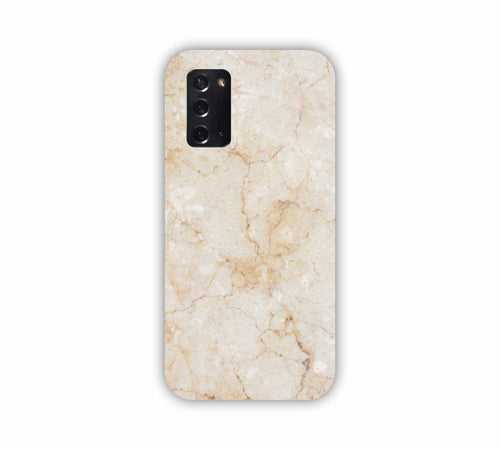 Cream Marble Texture Design Samsung Note 20 Mobile Case