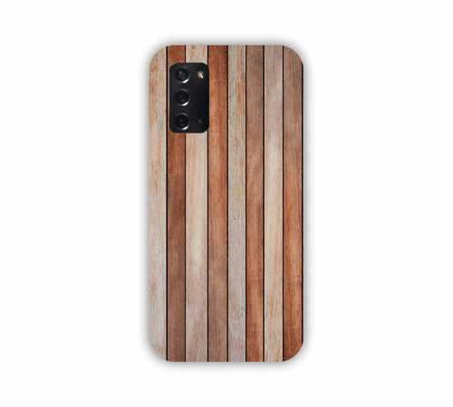 Brown And Grey Wooden Texture Design Samsung Note 20 Mobile Case