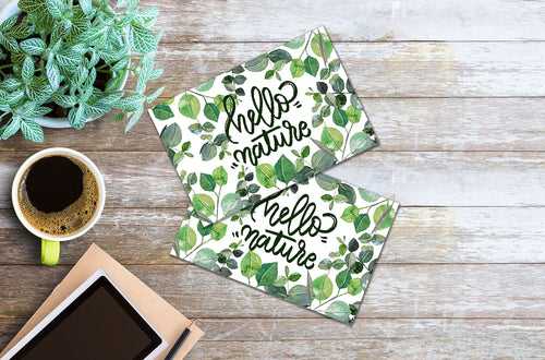 Set of 2 Hello Nature MDF Table Mat