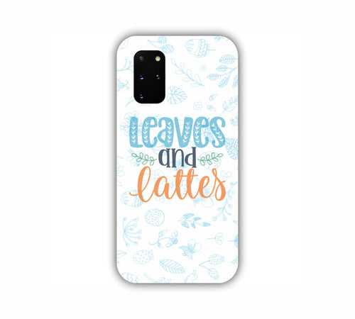 Leaves And Lattes Sky Blue Texture Samsung Samsung S20 Plus Mobile Case