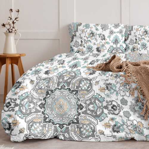 Duvet Cover - 254TC Medallion Earth Collection
