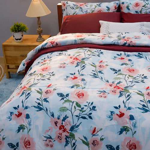 AC Comforter - 254TC Soft Camellias Collection