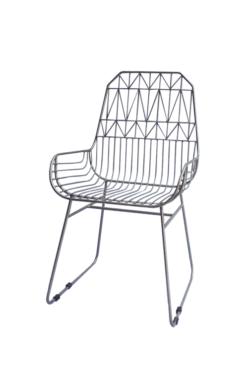 Gami Accent Chair (Metallic)
