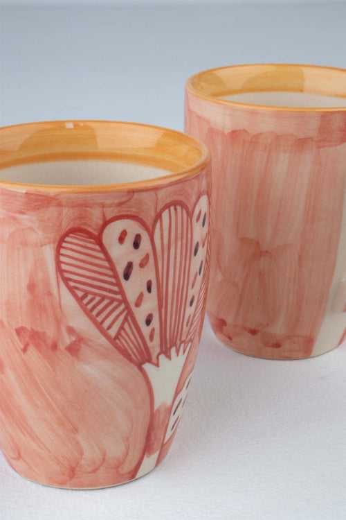 Arakta Ceramic Coffee Mug (Set Of 2)