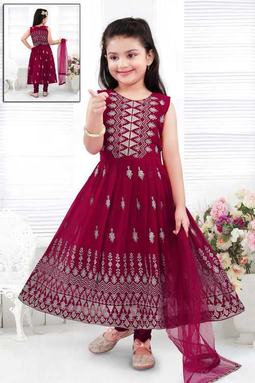Baby Girl Flair Gown Kameez