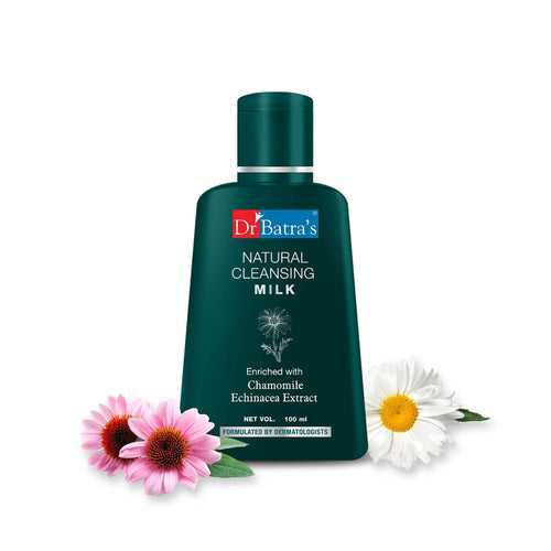 Dr Batra's Natural Cleansing Milk Enriched With Echinacea & Chamomile