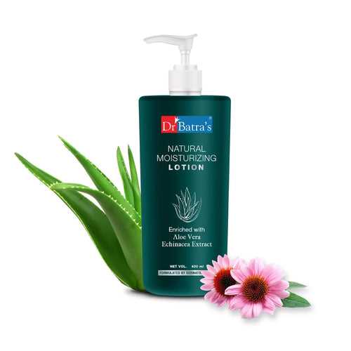 Dr Batra's Natural Moisturizing Lotion Enriched With Echinacea & Aloe vera