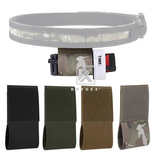KRYDEX Spiritus Style Tourniquet Elastic Pouch For SOF-T Plate Carrier Chest Rig 2"*3" Hook & Loop Secure Storage Holder