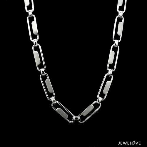 Men of Platinum | 5.25mm Linked Platinum Hi-Polish & Matte Chain for Men JL PT CH 1278