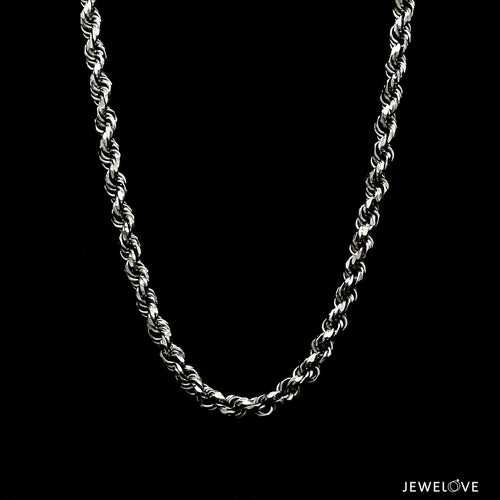 Men of Platinum | 3.75mm Platinum Rope Chain for Men JL PT CH 903-C