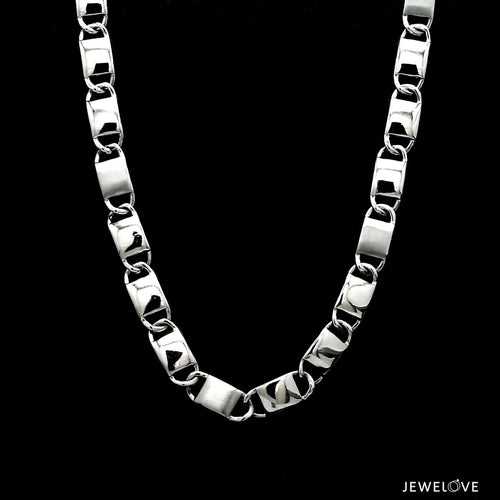 Men of Platinum | 5.75mm Platinum Hi-Polish & Matte Chain for Men JL PT CH 1280