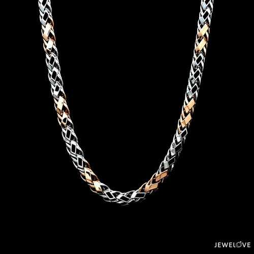 Men of Platinum | 5mm Rose Gold Fusion Chain for Men JL PT CH 1311