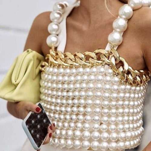 Chunky Pearl Top