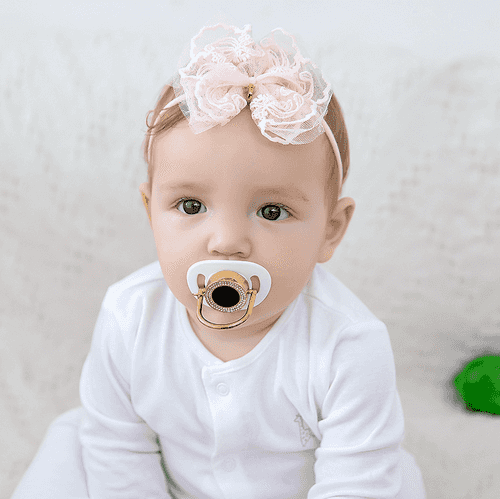 Pink Lace Headwrap Hair Band