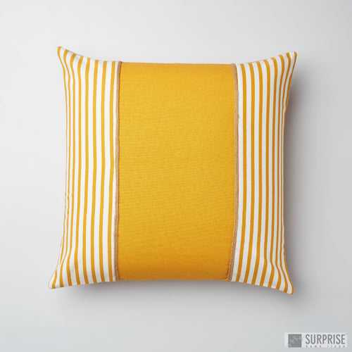 Surprise Home - Nautic Stripes Cushion Covers (Yellow)