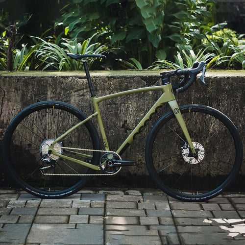 Ceepo Rindo - Colour Matt Green Complete Bike GRX 800