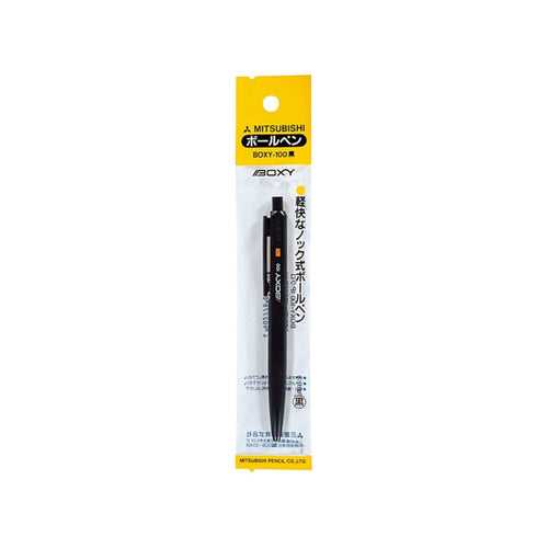 Mitsubishi Pencil Boxy Ballpoint Pen Black 0.7