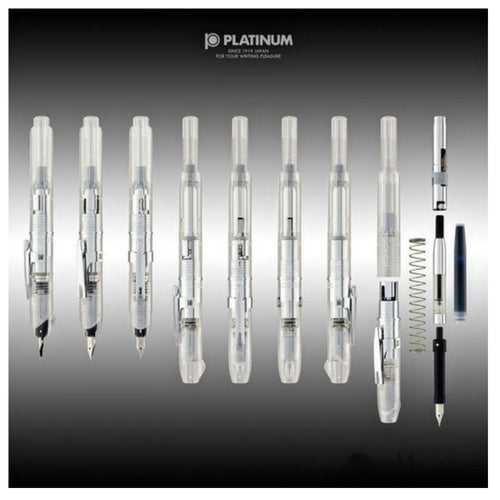 Platinum Curidas Fountain Pen Prism Crystal Extra Fine