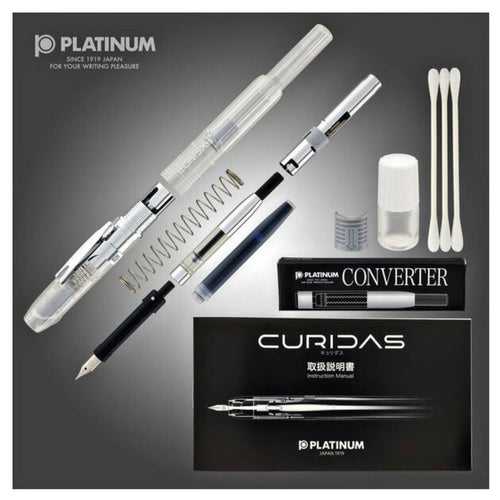 Platinum Curidas Fountain Pen Prism Crystal Fine