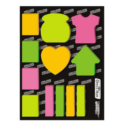Soni Officemate Multi Shape Sticky Note Pads