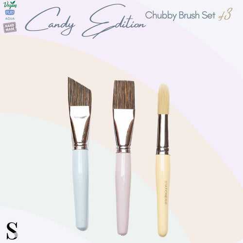 Stationerie Candy Edition Chubby Brushes- Pack of 3