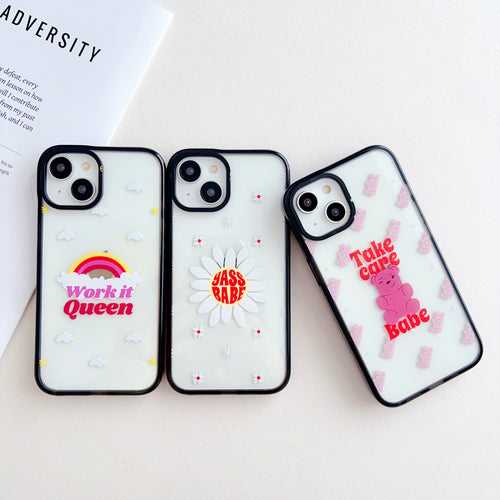 Oh Baby Designer Impact Proof Silicon Phone Case for iPhone