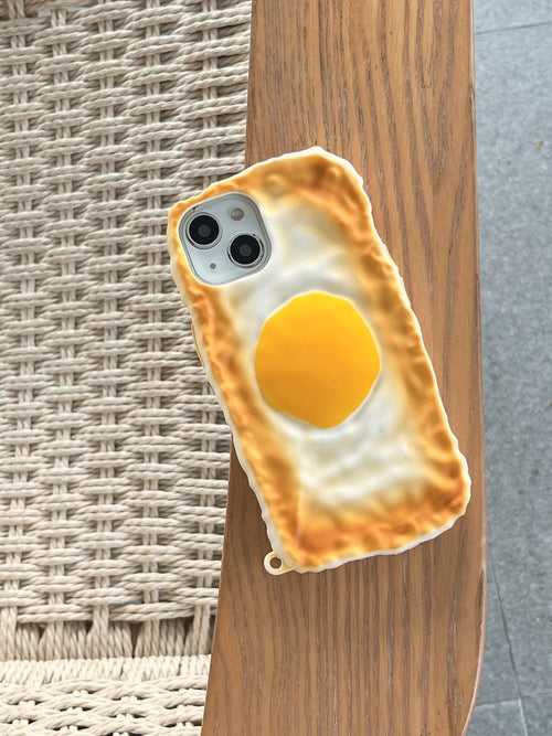 Bread Omlette Designer 3D Silicon Case for iPhone