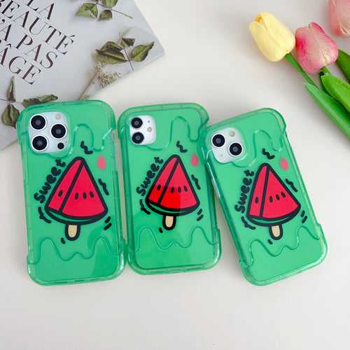 Sweet! Watermelon Designer Translucent Silicon Case for iPhone